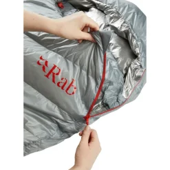 Rab - Mythic Ultra 180 - Daunenschlafsack Cloud / Graphene Sale