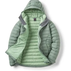 Rab Trekkingbekleidung|Daunenjacken-- Women's Microlight Windstopper Hoody - Daunenjacke