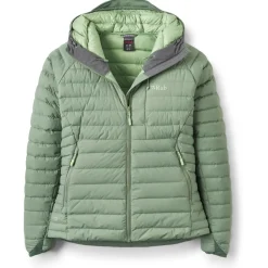 Rab Trekkingbekleidung|Daunenjacken-- Women's Microlight Windstopper Hoody - Daunenjacke