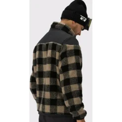 Rehall Jacken|Alltagsbekleidung-- Ritchall - Fleecejacke Stone Check