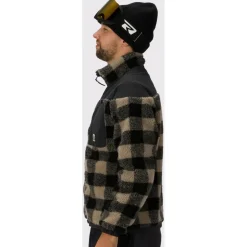 Rehall Jacken|Alltagsbekleidung-- Ritchall - Fleecejacke Stone Check