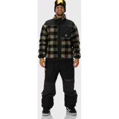 Rehall Jacken|Alltagsbekleidung-- Ritchall - Fleecejacke Stone Check