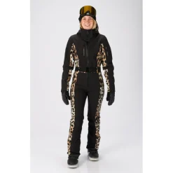 Rehall Skibekleidung-- Women's Teddie - Overall Leopard