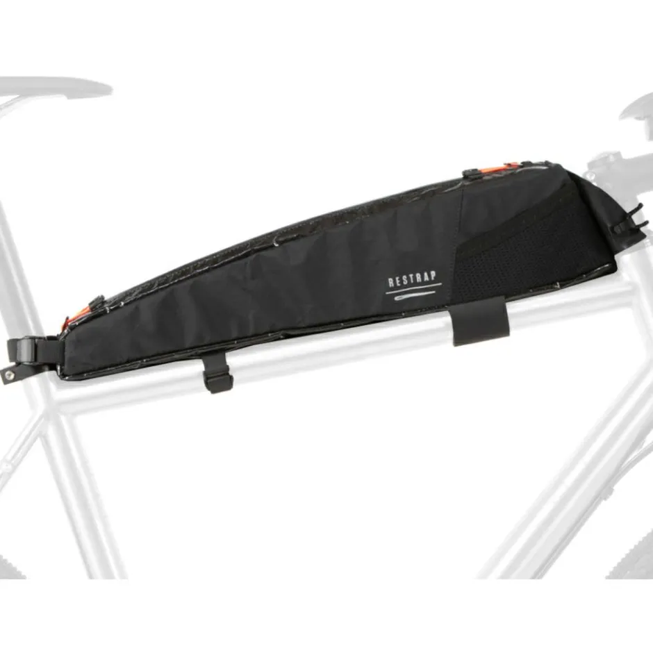 Restrap Taschen|Taschen-- Adventure Race Oberrohrtasche Lang - Fahrradtasche Black
