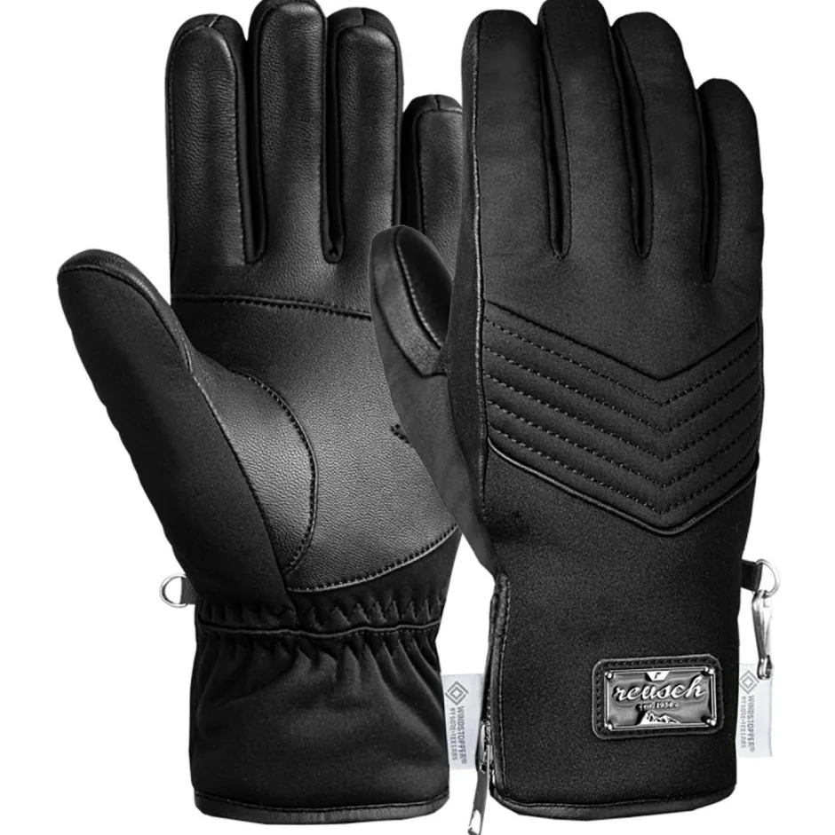 Reusch Skibekleidung|Skihandschuhe-- Women's Daisy Windstopper - Handschuhe Black