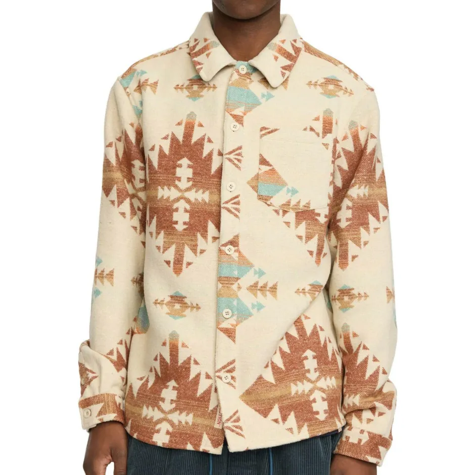 Revolution Shirts, Hemden & Longsleeves|Alltagsbekleidung-- Casual Overshirt Aztec - Hemd Rust