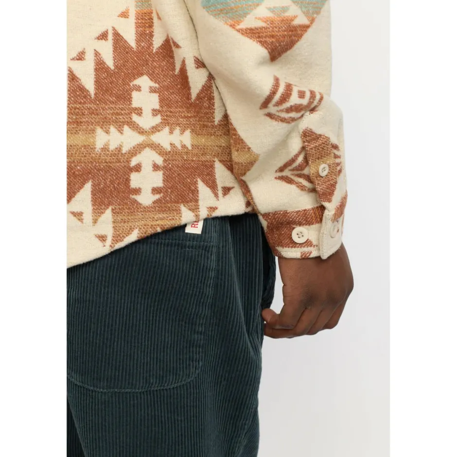 Revolution Shirts, Hemden & Longsleeves|Alltagsbekleidung-- Casual Overshirt Aztec - Hemd Rust