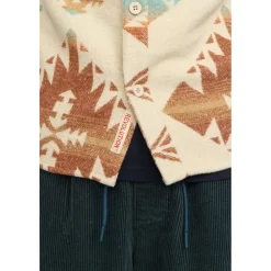 Revolution Shirts, Hemden & Longsleeves|Alltagsbekleidung-- Casual Overshirt Aztec - Hemd Rust