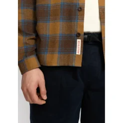 Revolution - Loose Shirt - Hemd Brown