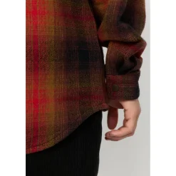 Revolution - Overshirt with Zipper - Hemd Red Sale