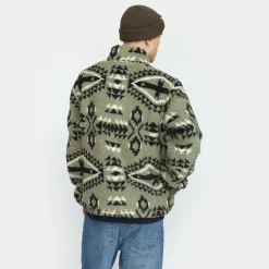Revolution - Printed Pocket Teddy - Fleecejacke Green Clearance