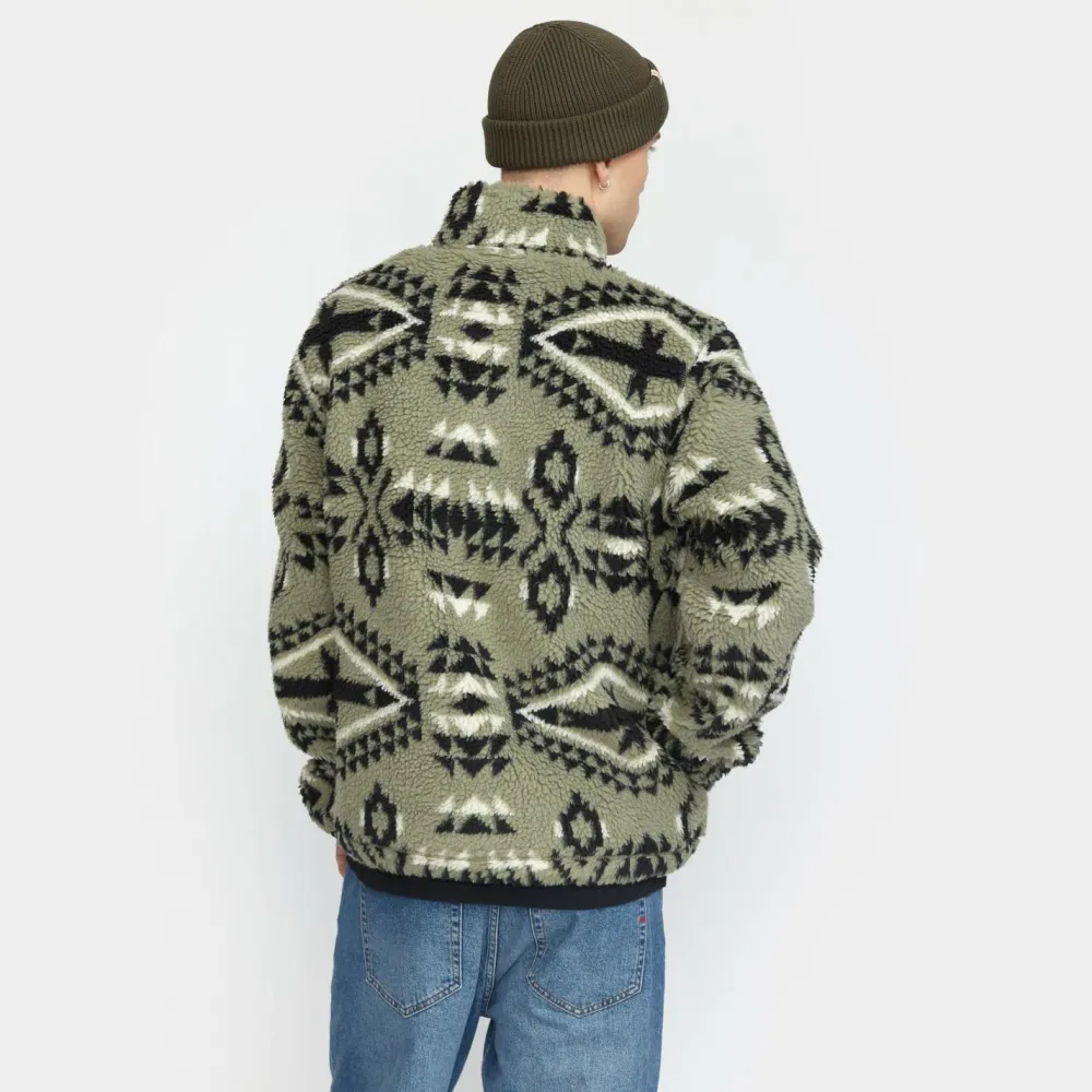 Revolution - Printed Pocket Teddy - Fleecejacke Green Clearance