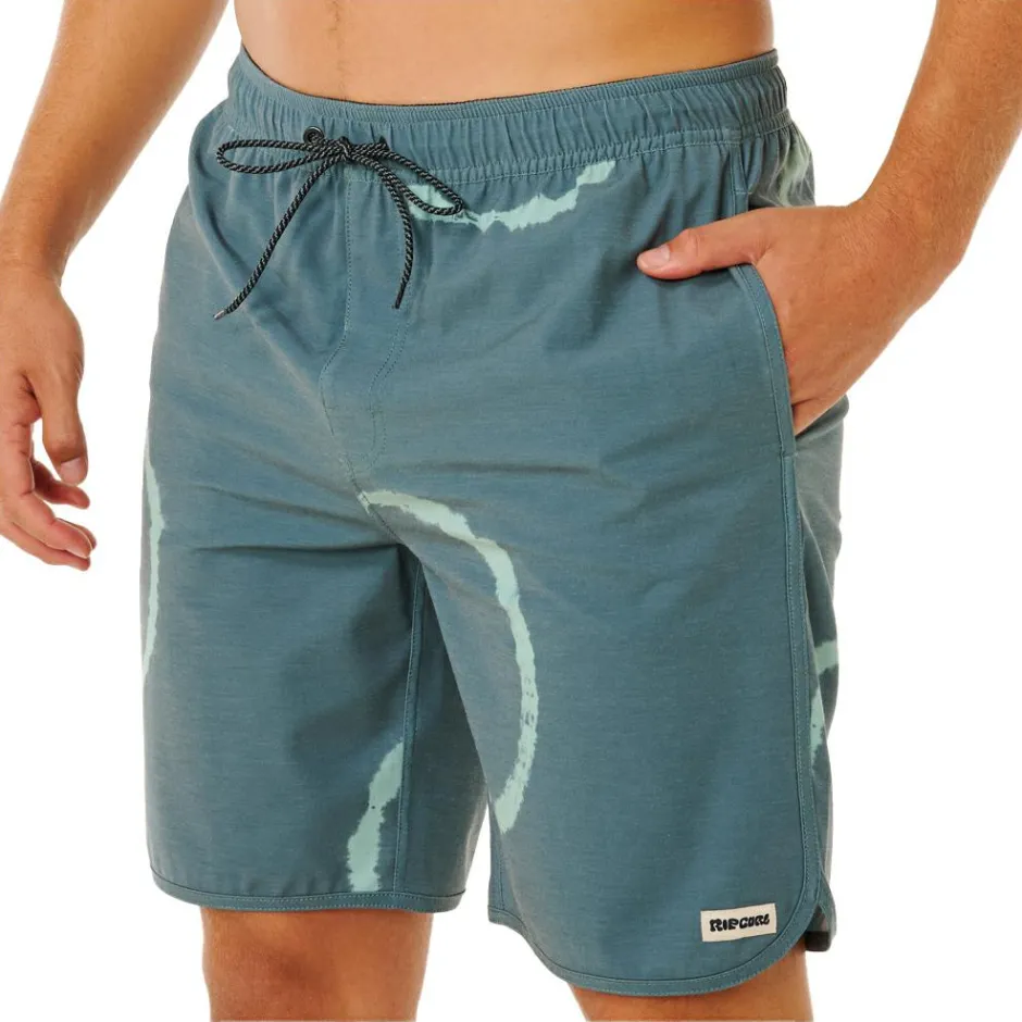 Rip Curl Bademode|Alltagsbekleidung-- Pacific Rinse Dye Volley - Badehose Moss