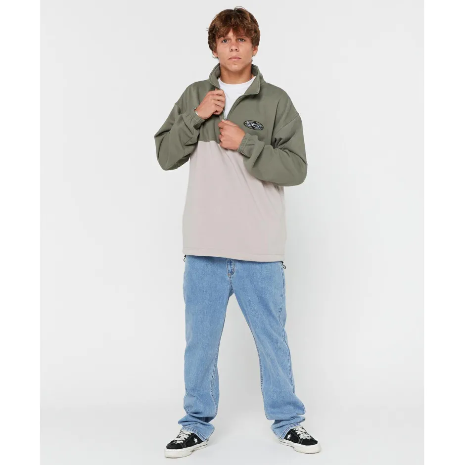 Rip Curl - Heritage Ova 1/4 Zip Crew - Puover