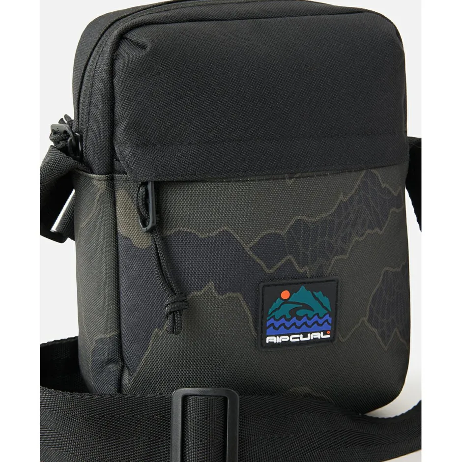 Rip Curl Taschen|Taschen-- No Idea Pouch Search Camo - Umhängetasche Black / Olive