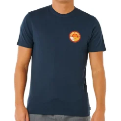 Rip Curl Alltagsbekleidung|T-Shirts-- Pacific Rinse Stacked Tee - T-Shirt