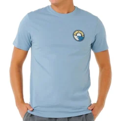Rip Curl Alltagsbekleidung|T-Shirts-- Pacific Rinse Stacked Tee - T-Shirt