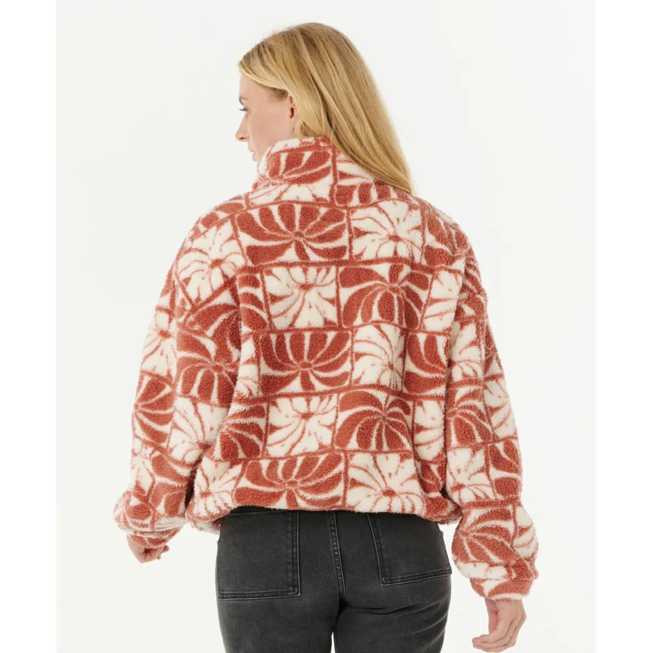 Rip Curl Jacken|Alltagsbekleidung-- Women's AOTS -TY Williams Polar Fleece - Fleecejacke Brick