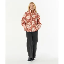 Rip Curl Jacken|Alltagsbekleidung-- Women's AOTS -TY Williams Polar Fleece - Fleecejacke Brick