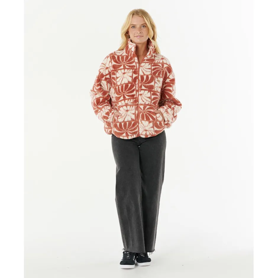 Rip Curl Jacken|Alltagsbekleidung-- Women's AOTS -TY Williams Polar Fleece - Fleecejacke Brick