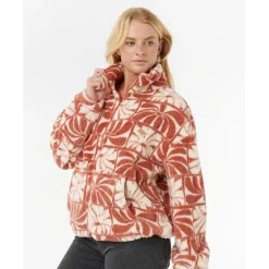 Rip Curl Jacken|Alltagsbekleidung-- Women's AOTS -TY Williams Polar Fleece - Fleecejacke Brick