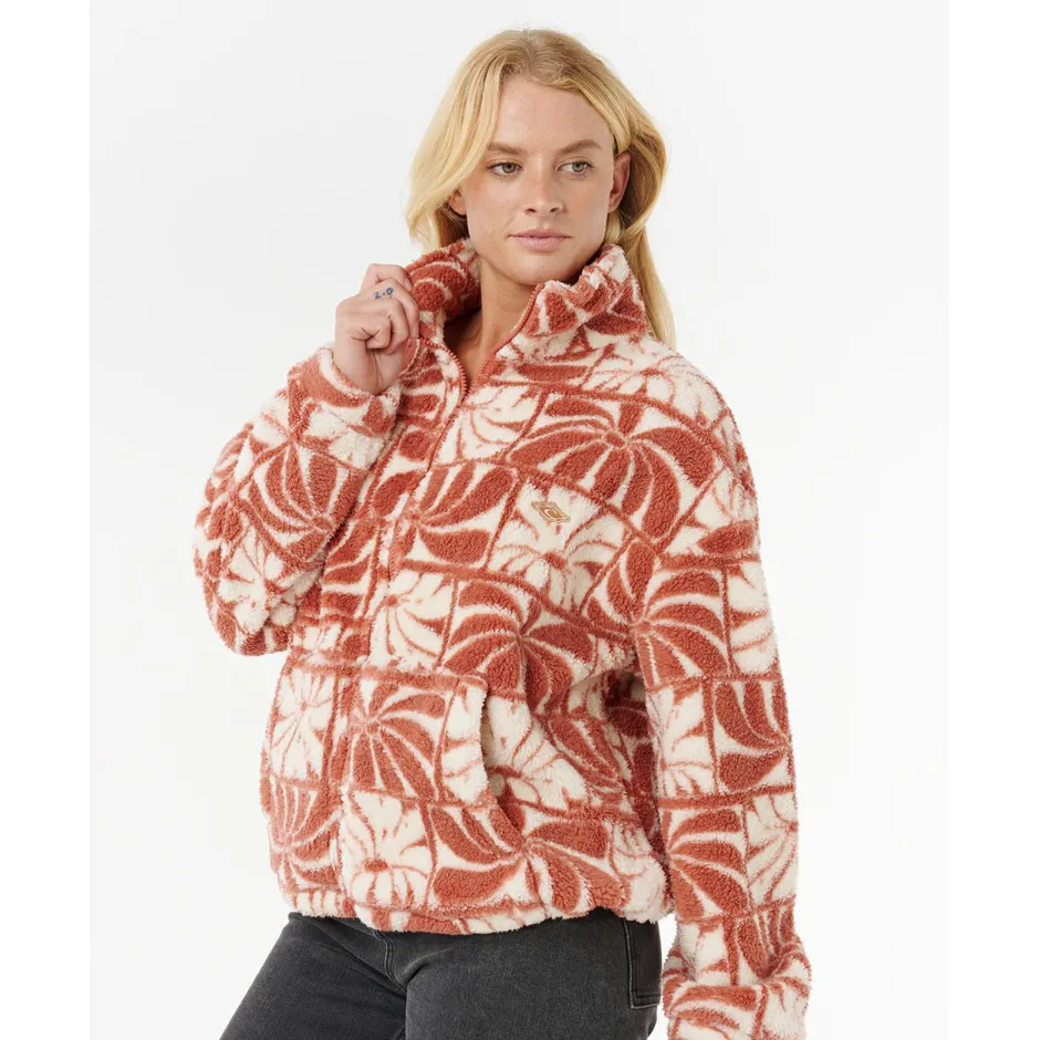 Rip Curl Jacken|Alltagsbekleidung-- Women's AOTS -TY Williams Polar Fleece - Fleecejacke Brick