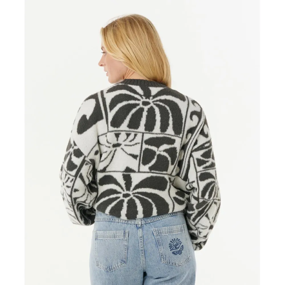 - Woen' AOT - TY Wiia Jacquard Crew - Puover < Rip Curl Hot