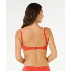 Rip Curl - Women's Oasis Multi Fit Bandeau - Bikini-Top Red Discount