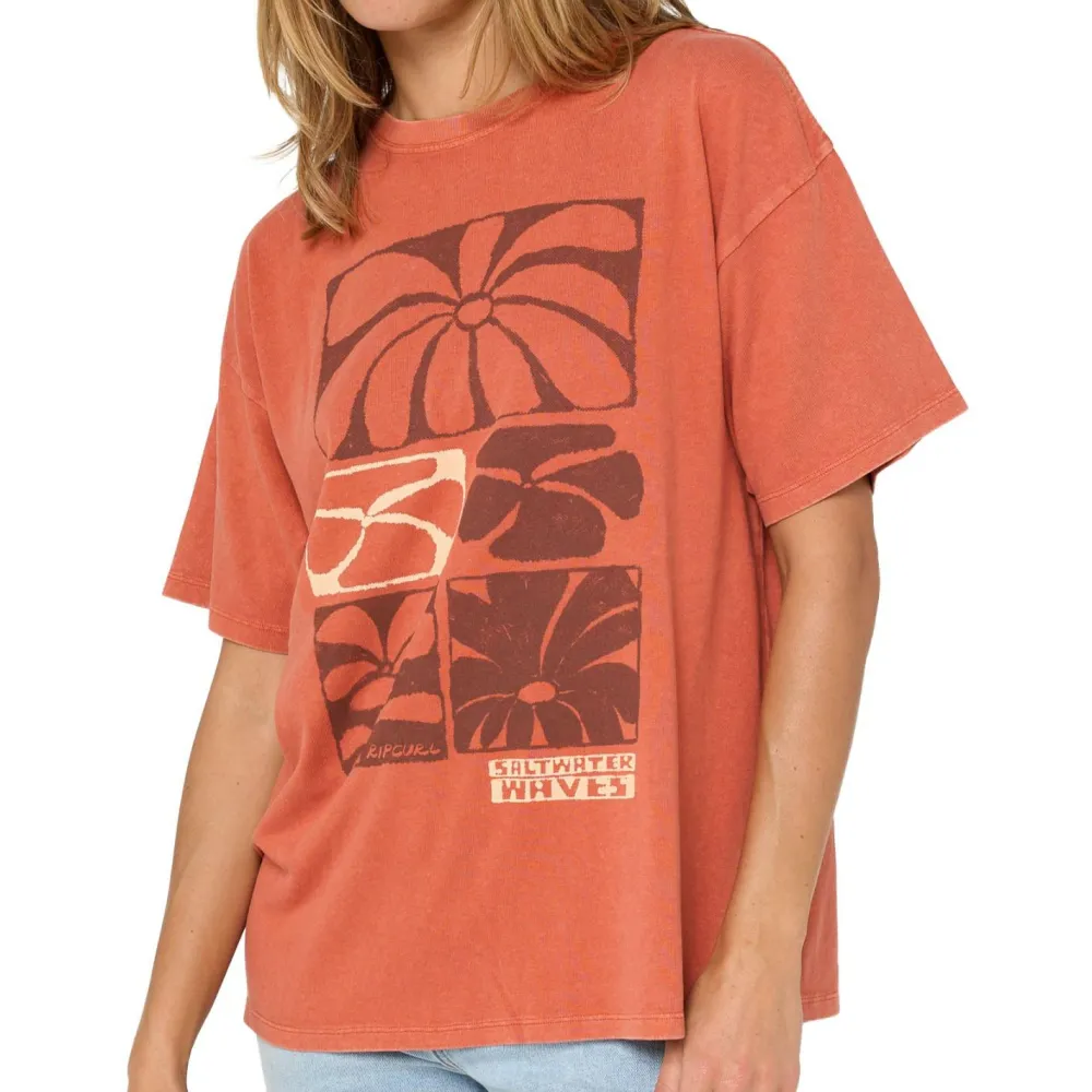- Woen' Oceanic Heritage Tee - T-hirt < Rip Curl
