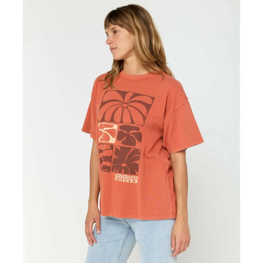 - Woen' Oceanic Heritage Tee - T-hirt < Rip Curl