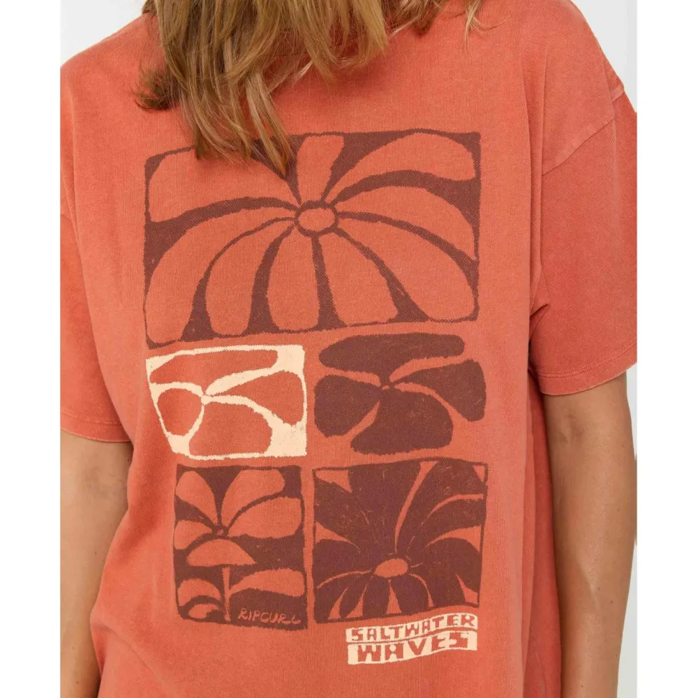 - Woen' Oceanic Heritage Tee - T-hirt < Rip Curl