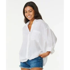 Rip Curl - Women's Premium Surf Holiday Shirt - Bluse White Outlet