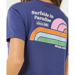 Rip Curl Alltagsbekleidung|T-Shirts-- Women's Surf Side Cropped Tee - T-Shirt