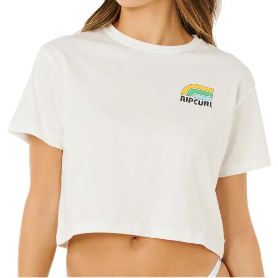 Rip Curl Alltagsbekleidung|T-Shirts-- Women's Surf Side Cropped Tee - T-Shirt