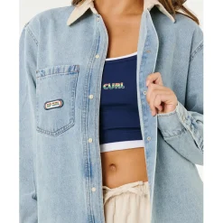 - Woen' urf ide Reaxed Deni hirt - Hed < Rip Curl Sale