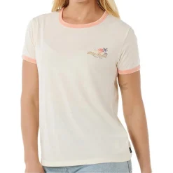 - Woen' we ine Ringer Tee - T-hirt < Rip Curl Sale