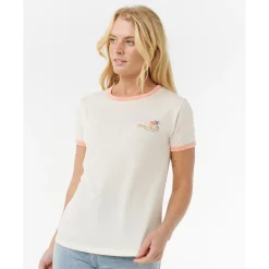 - Woen' we ine Ringer Tee - T-hirt < Rip Curl Sale