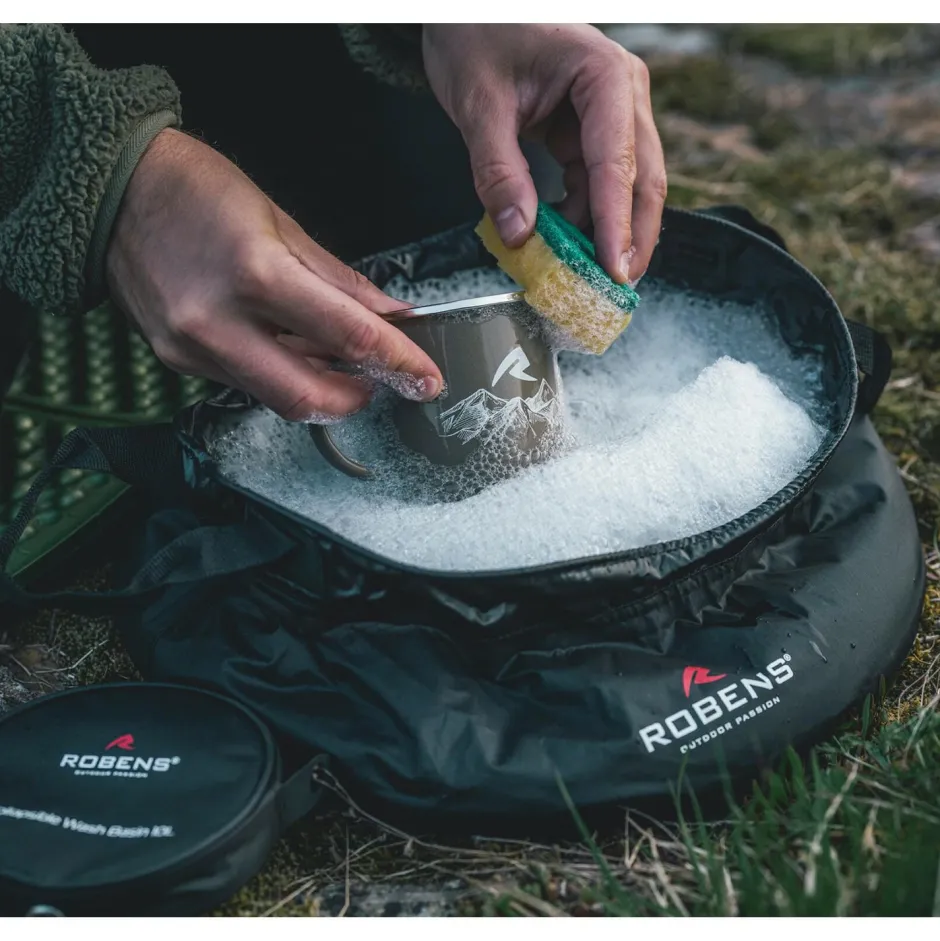 Robens Outdoor-Küche|Trinkflaschen & Wasserträger-- Collapsible Wash Basin - Wasserträger Black