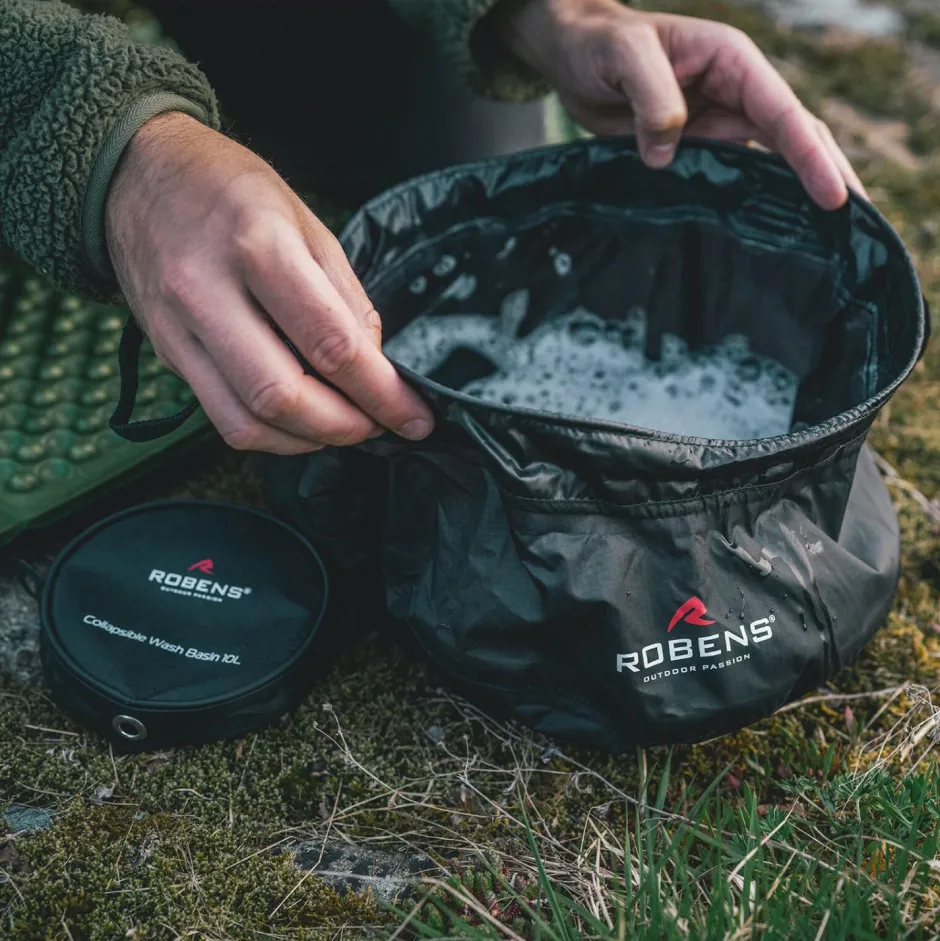 Robens Outdoor-Küche|Trinkflaschen & Wasserträger-- Collapsible Wash Basin - Wasserträger Black