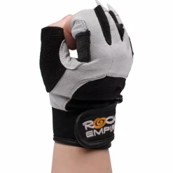 Rock Empire Klettersteig-Zubehör|Handschuhe-- Rocker - Handschuhe Black / Light Grey