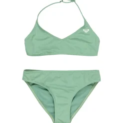 Roxy Bademode-- Girl's Solid Active Triangle Bra Set - Bikini Basil