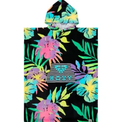 Roxy Bademode|Alltagsbekleidung-- Kid's RG Stay Magical Printed - Surf Poncho Anthracite Aquarella Active Rg