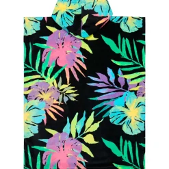 Roxy Bademode|Alltagsbekleidung-- Kid's RG Stay Magical Printed - Surf Poncho Anthracite Aquarella Active Rg