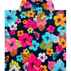 Roxy Bademode|Alltagsbekleidung-- Kid's TW Stay Magical Printed - Surf Poncho Mood Indigo Morning Flowers Tw