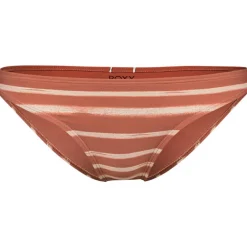 Roxy Bademode-- Women's Beach Classics Moderate Bo - Bikini-Bottom Cedar Wood Happy Stripe
