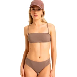 - Woen' aca Bandeau - Bikini-Top < Roxy Best