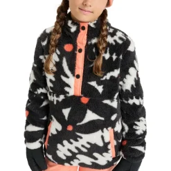 Roxy Pullover & Hoodies|Alltagsbekleidung-- Girl's Alabama - Fleecepullover True Black Big Flower