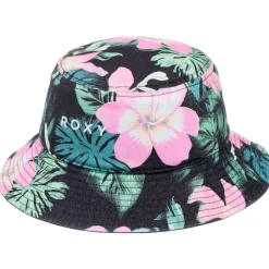 Roxy Kopfbedeckungen|Alltagsbekleidung-- Kid's Tiny Honey Bucket Hat - Hut Anthracite Shadow Floral
