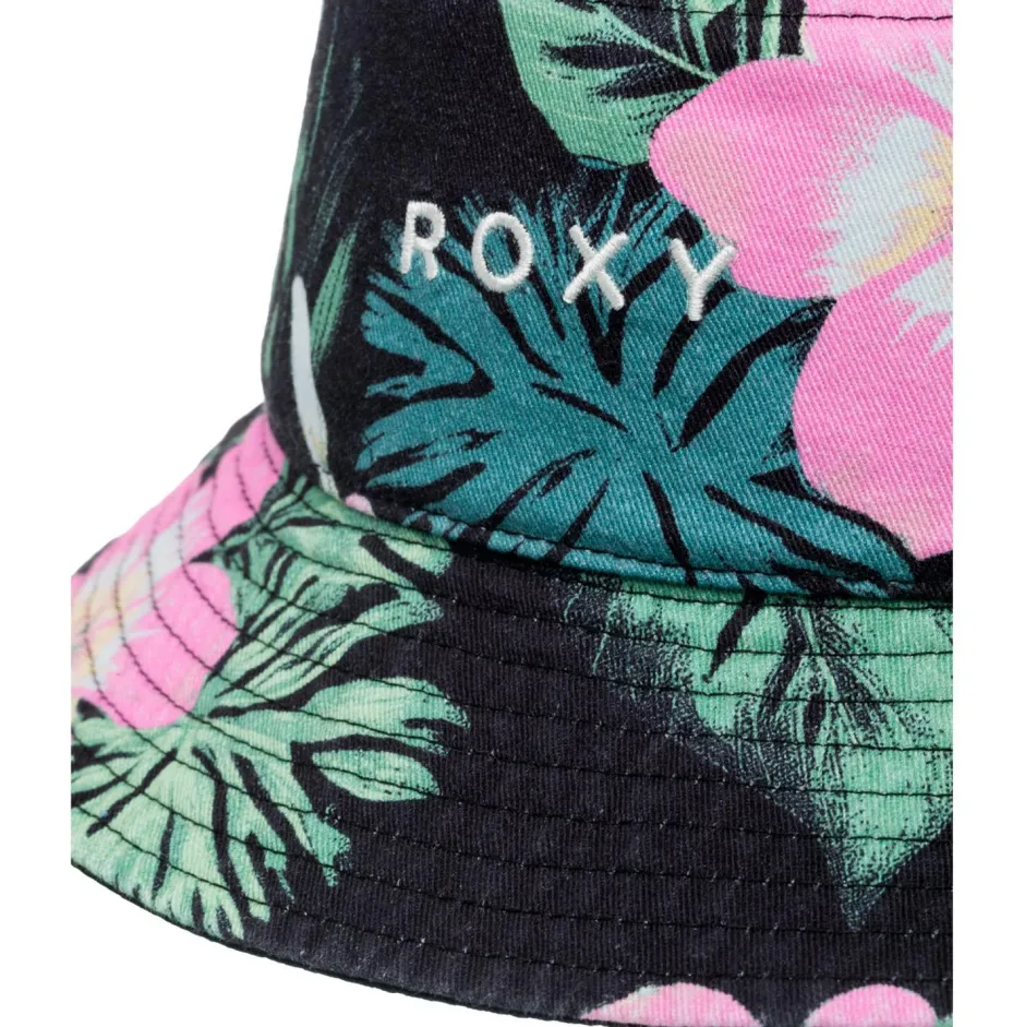 Roxy Kopfbedeckungen|Alltagsbekleidung-- Kid's Tiny Honey Bucket Hat - Hut Anthracite Shadow Floral