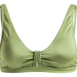 Roxy - Women's Brilho Bralette Triangle - Bikini-Top Loden Green New